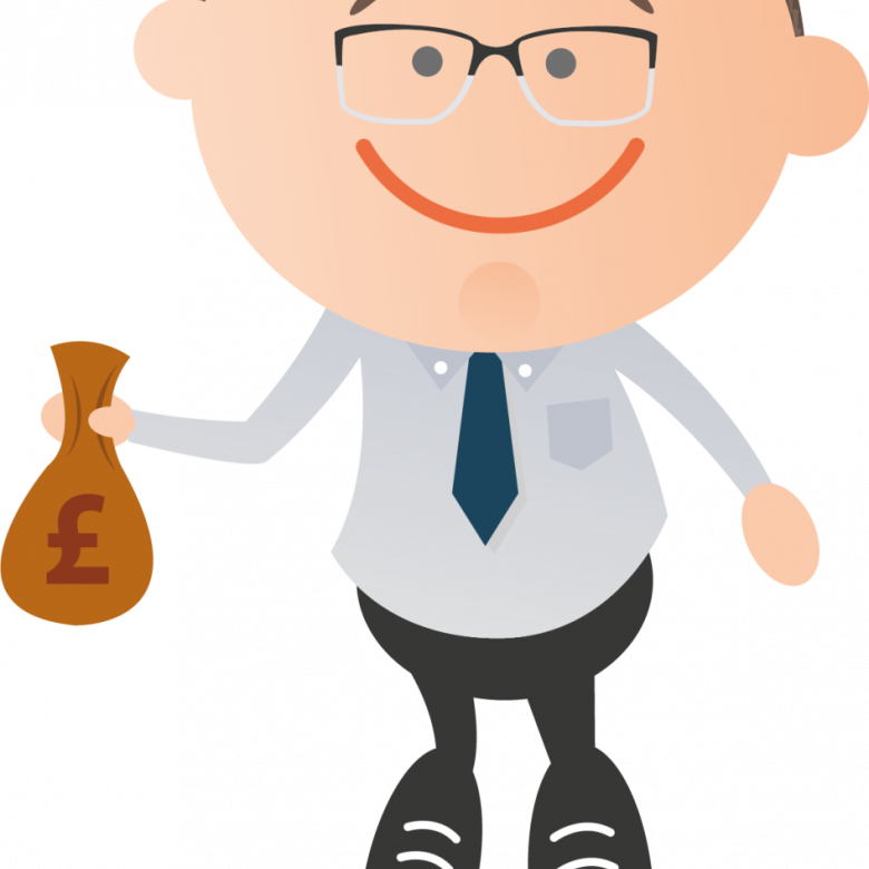 Andrew With Bag Of Money